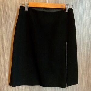 Prada Wool and Leather skirt